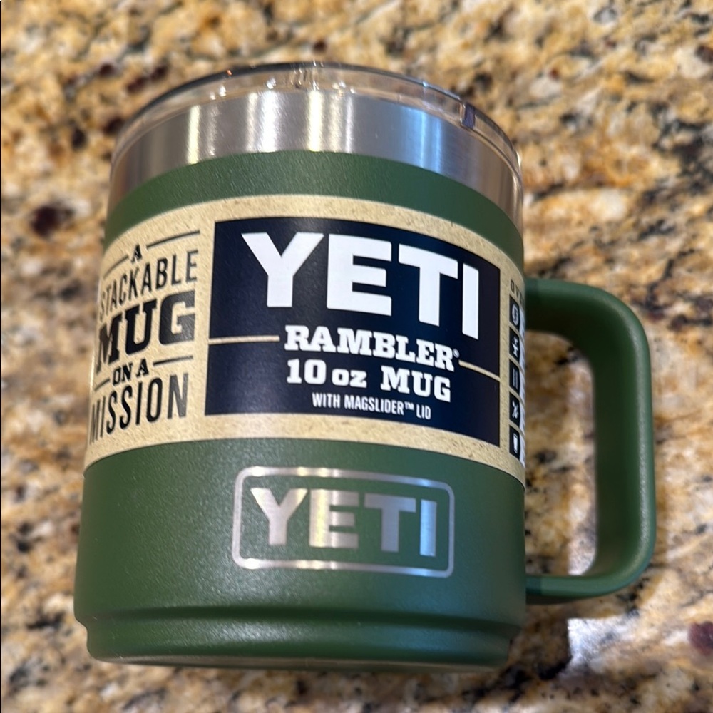 Yeti 10oz mug green